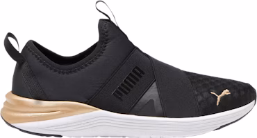 (Women) Puma Better Foam Prowl Slip-On 'Black Gold' 378754-01 (Women) Puma Better Foam Prowl Slip-On 'Black Gold' 378754-01