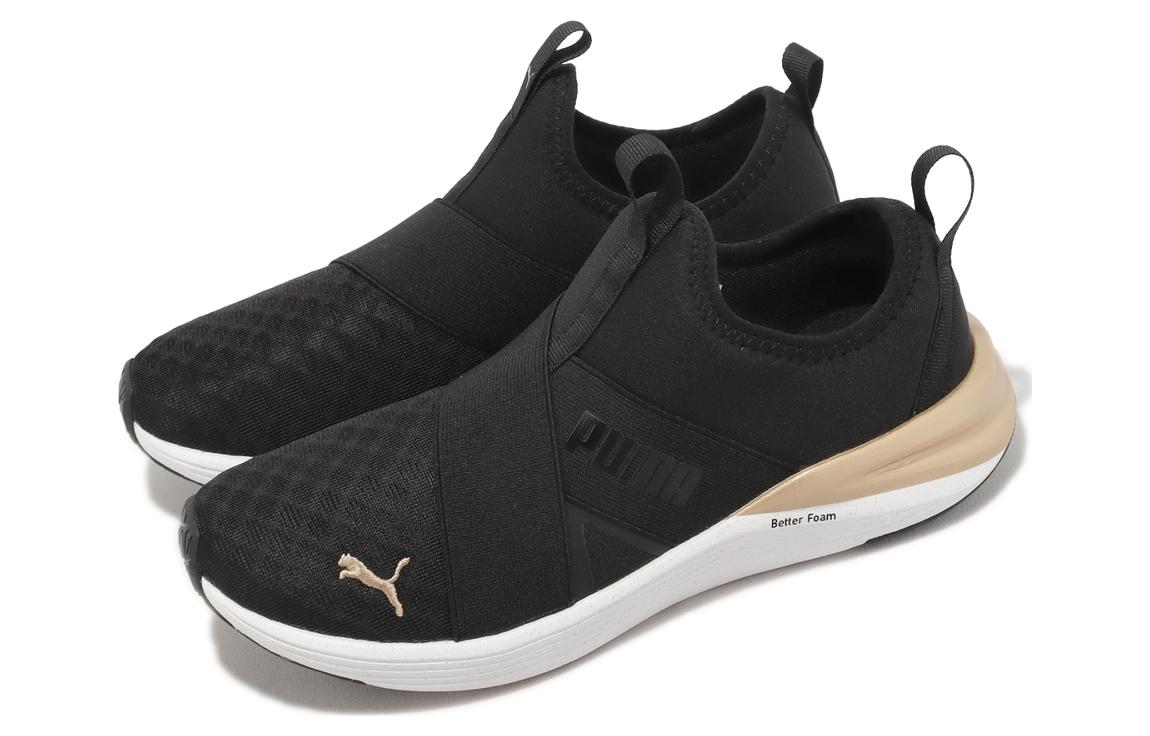 Lookbook (W) Puma Better Foam Prowl Slip-On 'Hitam Emas' 378754-01