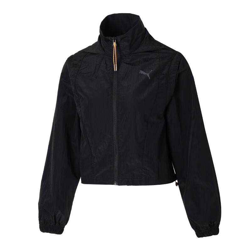 (Women) Puma Black Hooded Breathable Casual Long Sleeve Jacket 628979-01