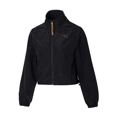 (Women) Puma Black Hooded Breathable Casual Long Sleeve Jacket 628979-01