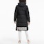 Details for (Women) Puma Black Logo Print Zip-Up Hooded Down Jacket 585107-01