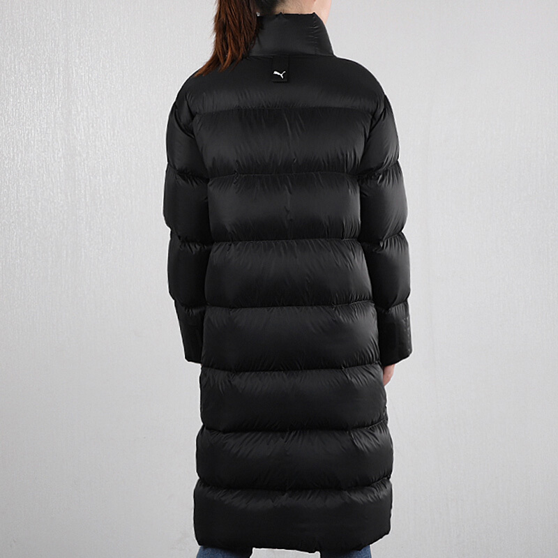 Purchase (W) Puma Chaqueta Acolchada Negra Invierno con Logo y Largo Medio 581615-01