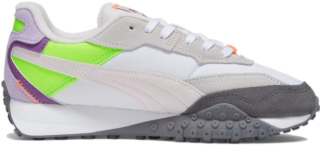 (W) Puma Blacktop Rider 'Abu Gelap Dingin Lime' 395461-12 Order (W) Puma Blacktop Rider 'Abu Gelap Dingin Lime' 395461-12