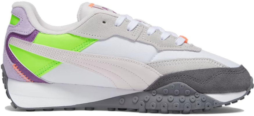 (Women) Puma Blacktop Rider 'Cool Dark Grey Lime' 395461-12 Order (Women) Puma Blacktop Rider 'Cool Dark Grey Lime' 395461-12