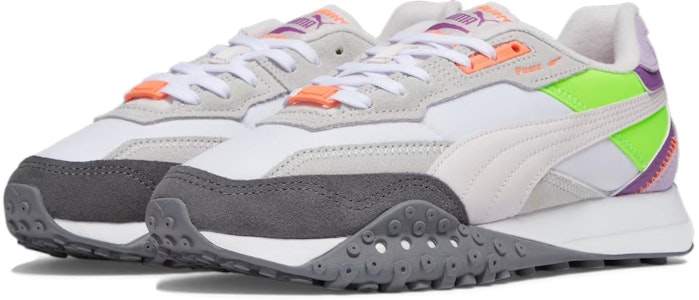 (W) Puma Blacktop Rider 'Abu Gelap Dingin Lime' 395461-12 Lookbook (W) Puma Blacktop Rider 'Abu Gelap Dingin Lime' 395461-12