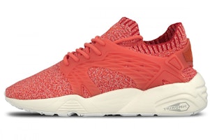 (Women) Puma Blaze Cage Evoknit Low Top Red/ 'White' 364113-03 (Women) Puma Blaze Cage Evoknit Low Top Red/ 'White' 364113-03