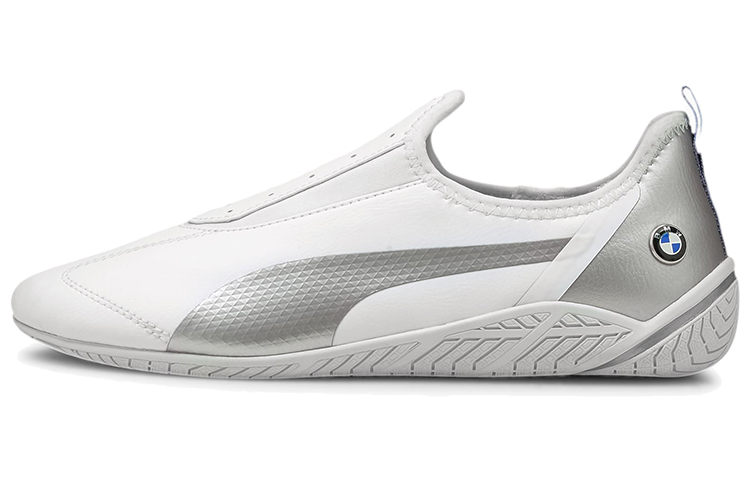 (Women) Puma Bmw M Motorsport Ridge Cat Low Top Running Shoes White/Grey 306636-02