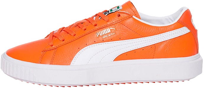 Puma Breaker 橙色白色皮革运动鞋 366078-05 Buy Puma Breaker 橙色白色皮革运动鞋 366078-05