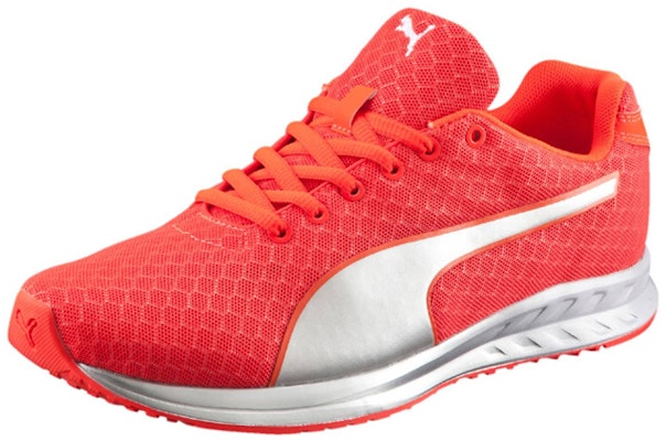 Puma Burst Metal 減震防滑 低幫跑步鞋 女款 紅銀 Order Puma Burst Metal 減震防滑 低幫跑步鞋 女款 紅銀