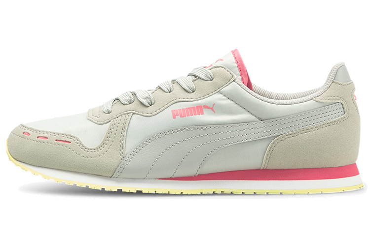 (Women) Puma Cabana Run Sneakers Grey/Pink 374476-09