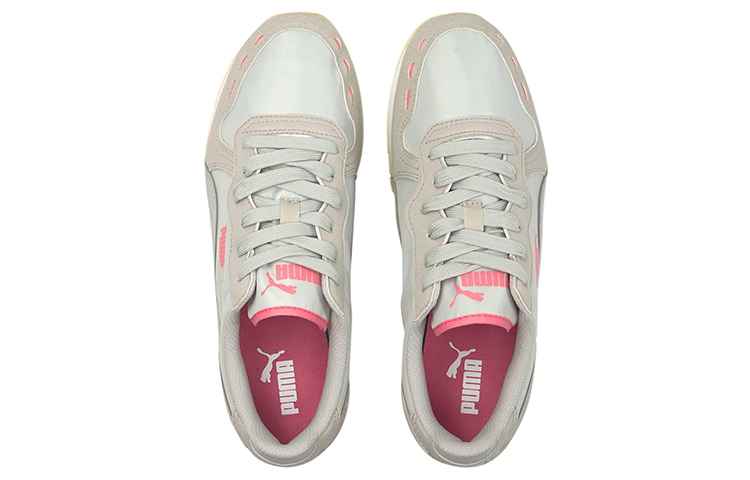 Lookbook PUMA Cabana Run 低幫 跑步鞋 女款 灰粉