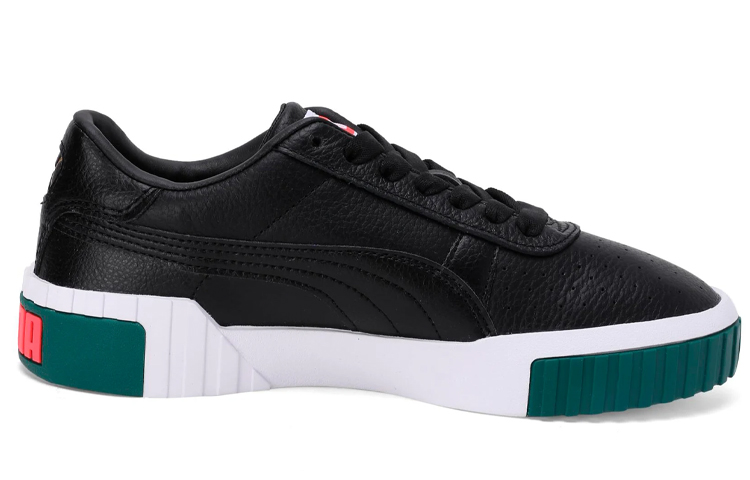 (W) Puma Cali 'Black Green Platform' 圖 2