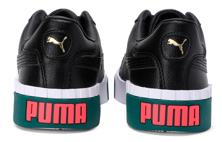 (W) Puma Cali 'Black Green Platform' 圖 4