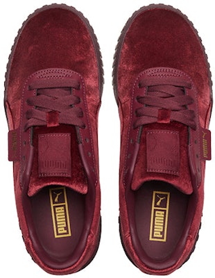 (W) Puma Cali 'Terciopelo Burdeos' 375837-01 Shop (W) Puma Cali 'Terciopelo Burdeos' 375837-01