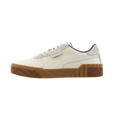 (W) Puma Cali Board Shoes White/Brown/Purple