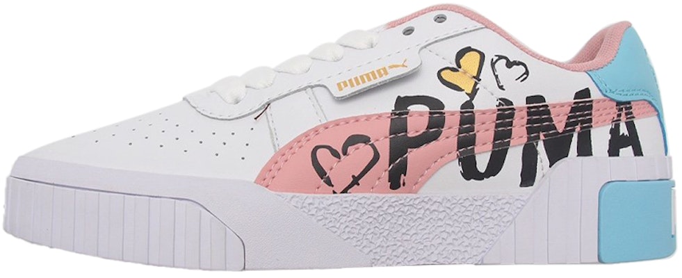 Buy Youth Puma Cali Skate shoes White Pink 373038 02 Novelship