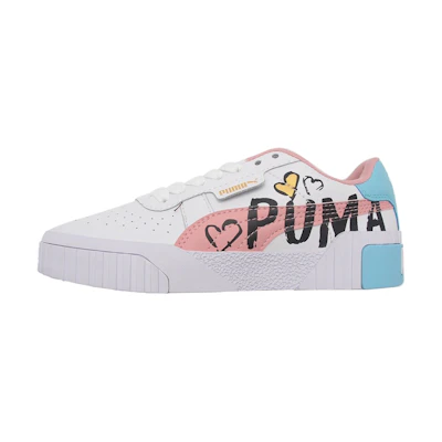 (Youth) Puma Cali Skate shoes 'White Pink'