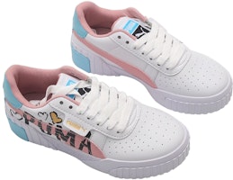 PUMA Cali 印花 復古休閒 低筒 板鞋 女款 白粉 Lookbook PUMA Cali 印花 復古休閒 低筒 板鞋 女款 白粉