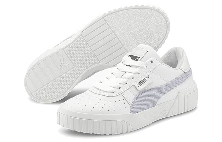 Lookbook (W) 푸마 캘리 코듀로이 화이트/그레이 캐주얼 슈즈 (Puma Cali corduroy 화이트/그레이) 374663-02