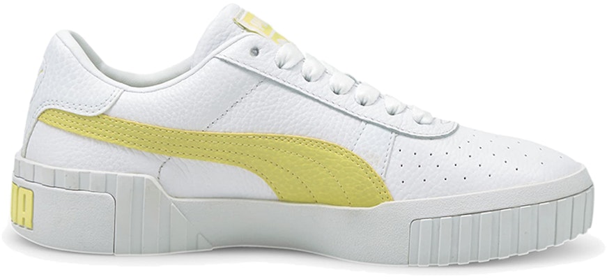 (W) プーマ Cali カジュアルスニーカー 白/黄 369155-32 Order (W) プーマ Cali カジュアルスニーカー 白/黄 369155-32