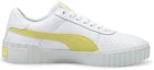 Order (W) プーマ Cali カジュアルスニーカー 白/黄 369155-32
