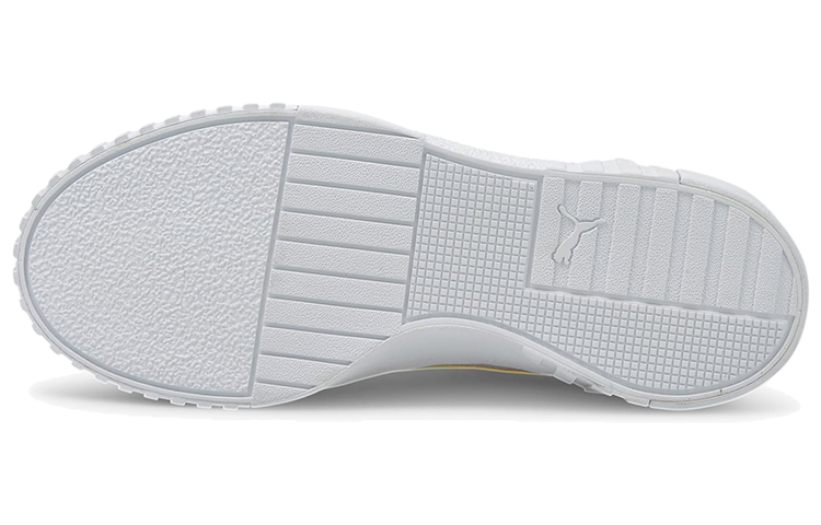 Details for (W) プーマ Cali カジュアルスニーカー 白/黄 369155-32