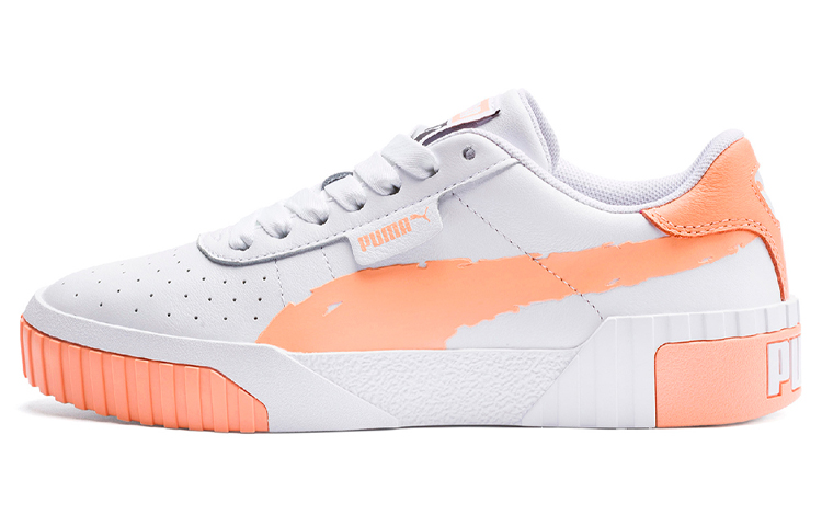 Buy (W) 푸마 캘리 브러쉬드 보드화 (화이트/오렌지) 373896-03