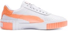 Order (W) 푸마 캘리 브러쉬드 보드화 (화이트/오렌지) 373896-03