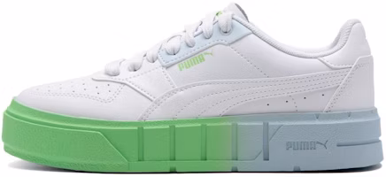 (Women) Puma Cali Court Beach Days 'White Green' 393767-02 (Women) Puma Cali Court Beach Days 'White Green' 393767-02