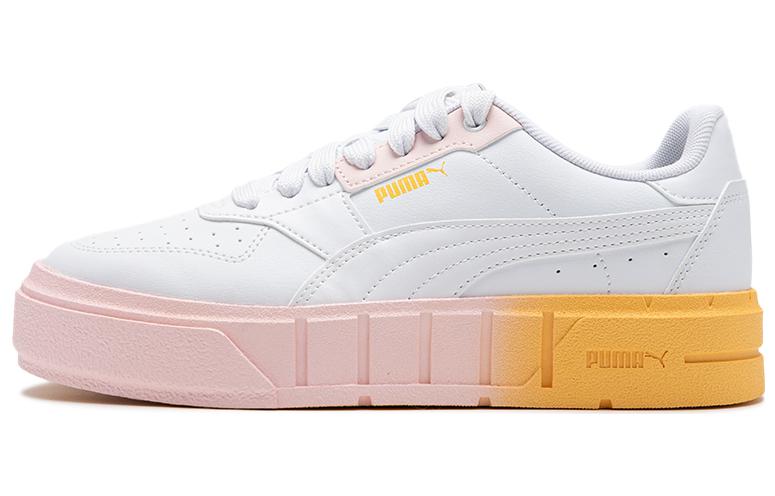 (Women) Puma Cali Court Beach Days 'White Pink Yellow' 393767-01
