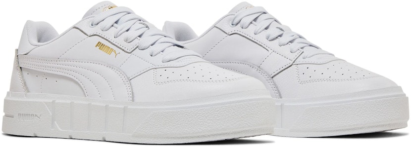 (W) 여성 푸마 캘리 코트 레더 '트리플 화이트' 393802-05 393802-05 Cheap (W) 여성 푸마 캘리 코트 레더 '트리플 화이트' 393802-05 393802-05