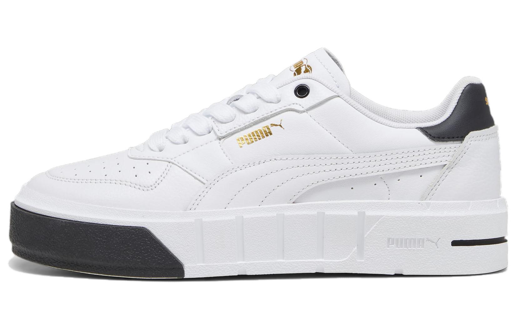 (Women) Puma Cali Court Leather 'White Black'  393802-01