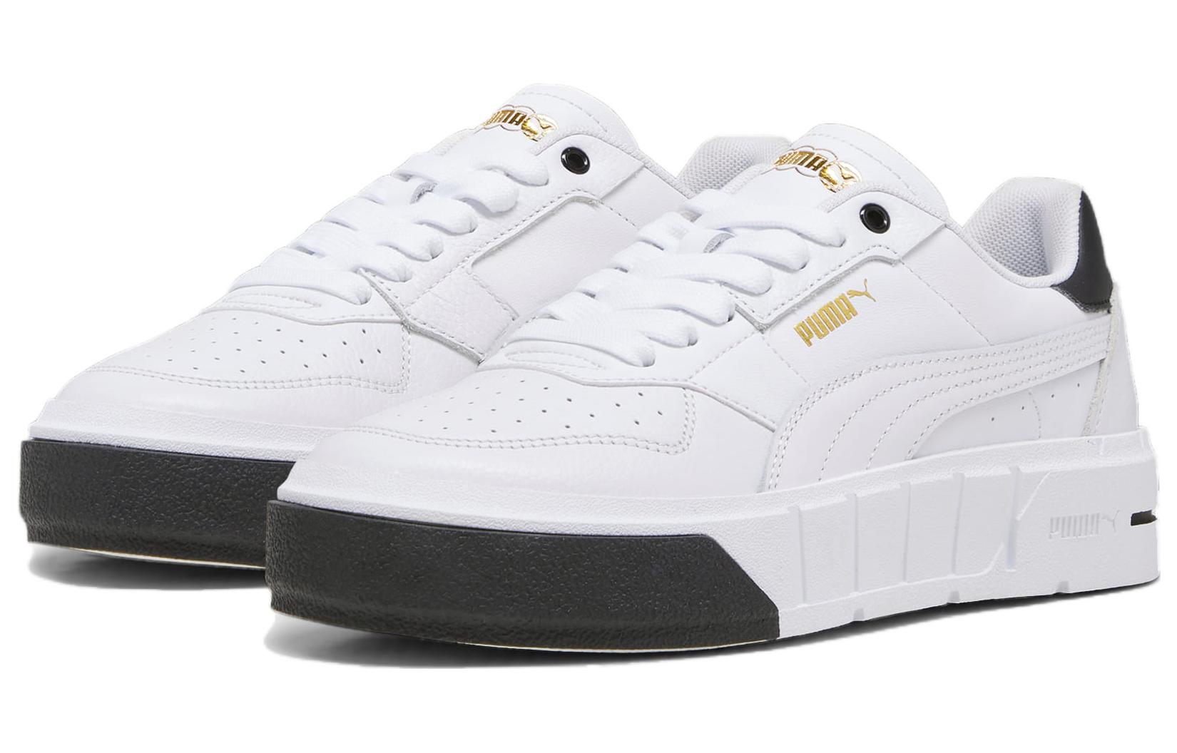 Lookbook (W) （女性用）プーマ カリ コート レザー 'ホワイト ブラック' 393802-01 393802-01