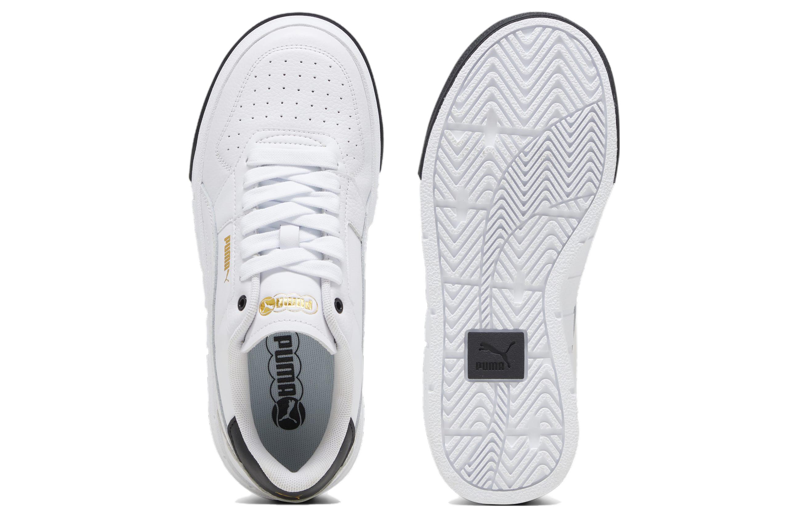 Shop (W) （女性用）プーマ カリ コート レザー 'ホワイト ブラック' 393802-01 393802-01