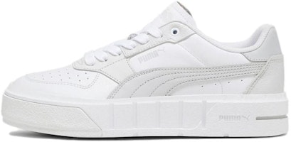 (Women) Puma Cali Court Leather 'White Cool Light Grey' 393802-08 (Women) Puma Cali Court Leather 'White Cool Light Grey' 393802-08
