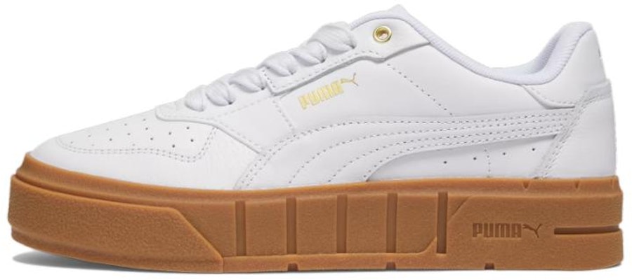 (Women) Puma Cali Court Leather 'White Gold Gum' 393802-09 Buy (Women) Puma Cali Court Leather 'White Gold Gum' 393802-09