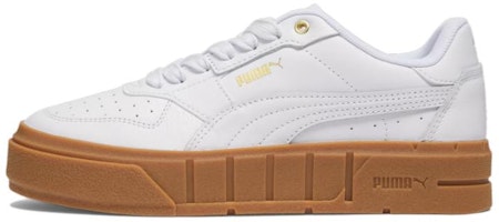(Women) Puma Cali Court Leather 'White Gold Gum' 393802-09 (Women) Puma Cali Court Leather 'White Gold Gum' 393802-09