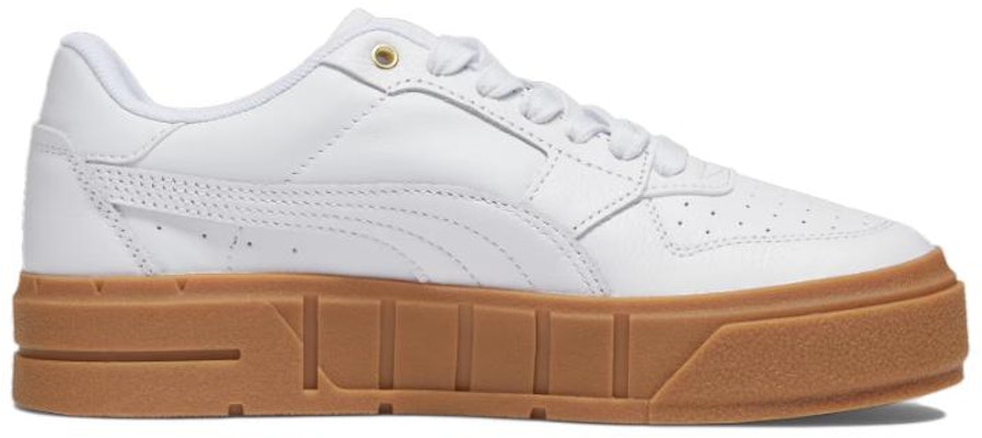 (W) Puma Cali Court Kulit 'Putih Emas Gum' 393802-09 Order (W) Puma Cali Court Kulit 'Putih Emas Gum' 393802-09