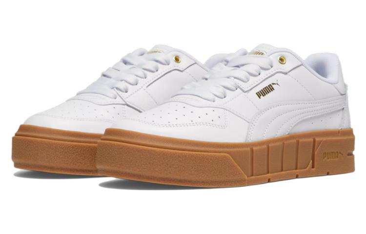 Lookbook (W) 푸마 칼리 코트 레더 '화이트 골드 검' (Puma 칼리 코트 '화이트 골드') 393802-09