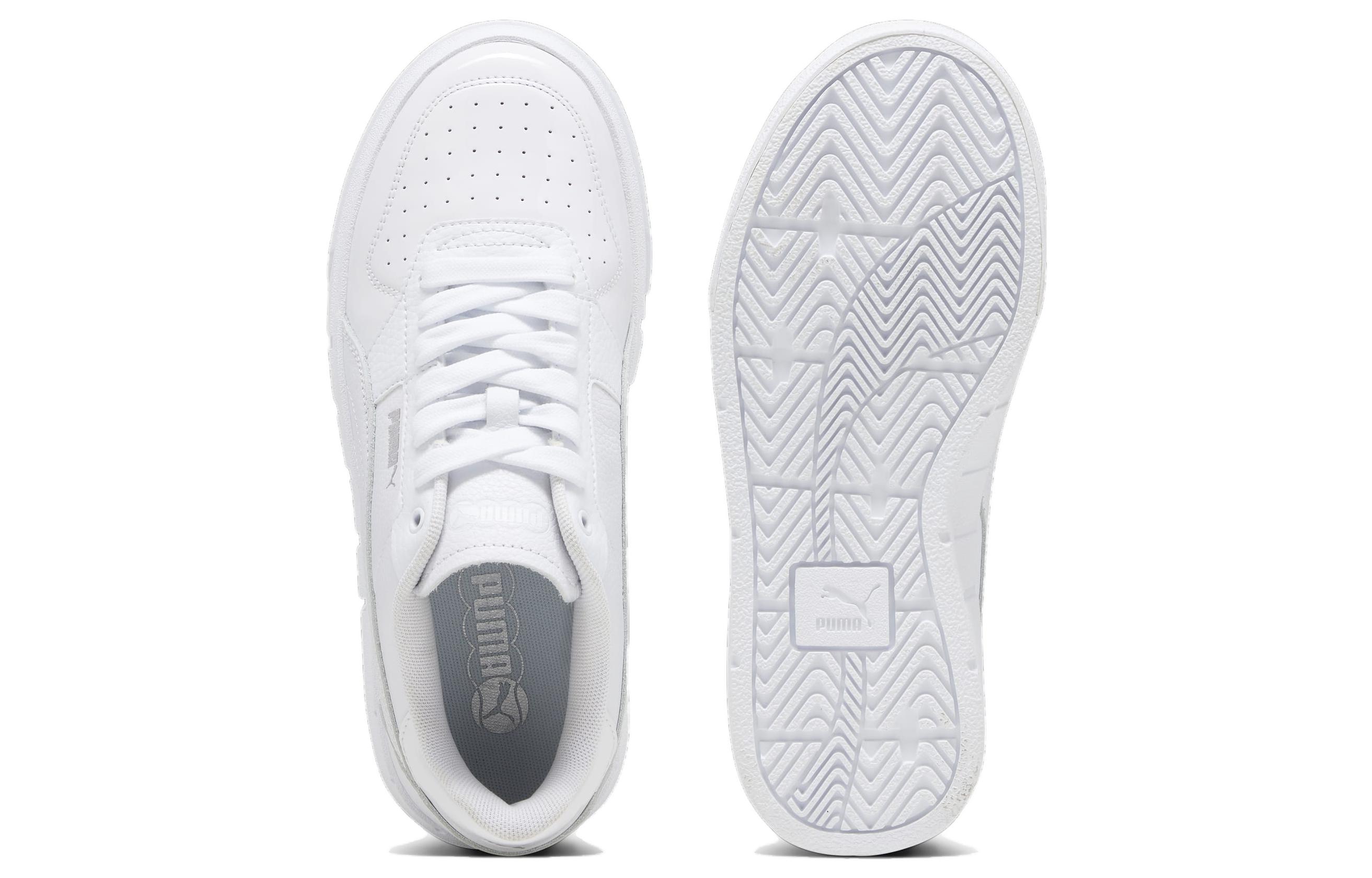 Shop (Women) Puma Cali Court Patent 'Triple White' 394755-02