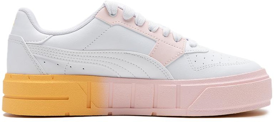 PUMA Cali Court Beach Days Wns 防滑耐磨 低筒 板鞋 女款 白粉黃 Order PUMA Cali Court Beach Days Wns 防滑耐磨 低筒 板鞋 女款 白粉黃