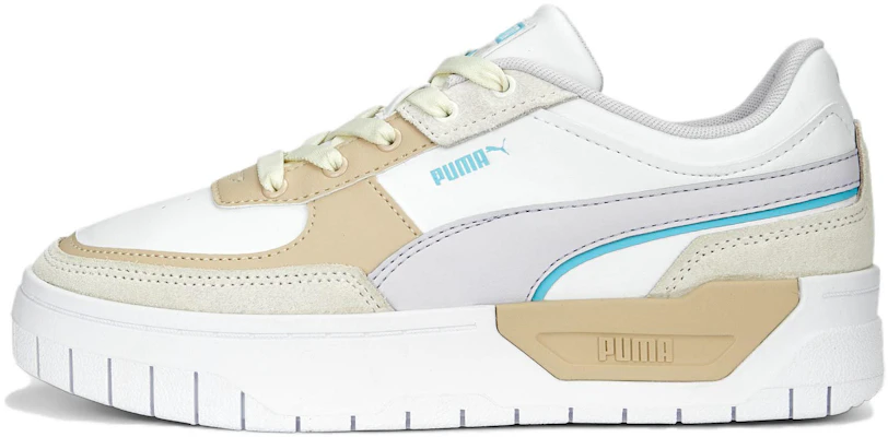 PUMA Spring Fling Cali Dream 防滑耐磨 低幫 板鞋 女款 白棕灰 Buy PUMA Spring Fling Cali Dream 防滑耐磨 低幫 板鞋 女款 白棕灰