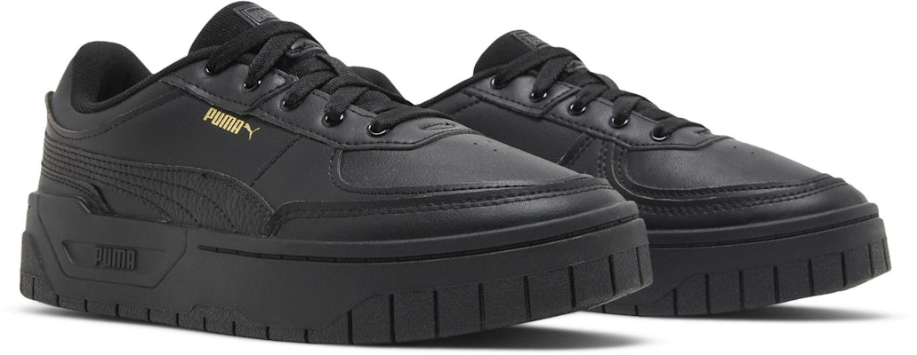(Women) Puma Cali Dream Leather 'Triple Black' 392730-02 Cheap (Women) Puma Cali Dream Leather 'Triple Black' 392730-02