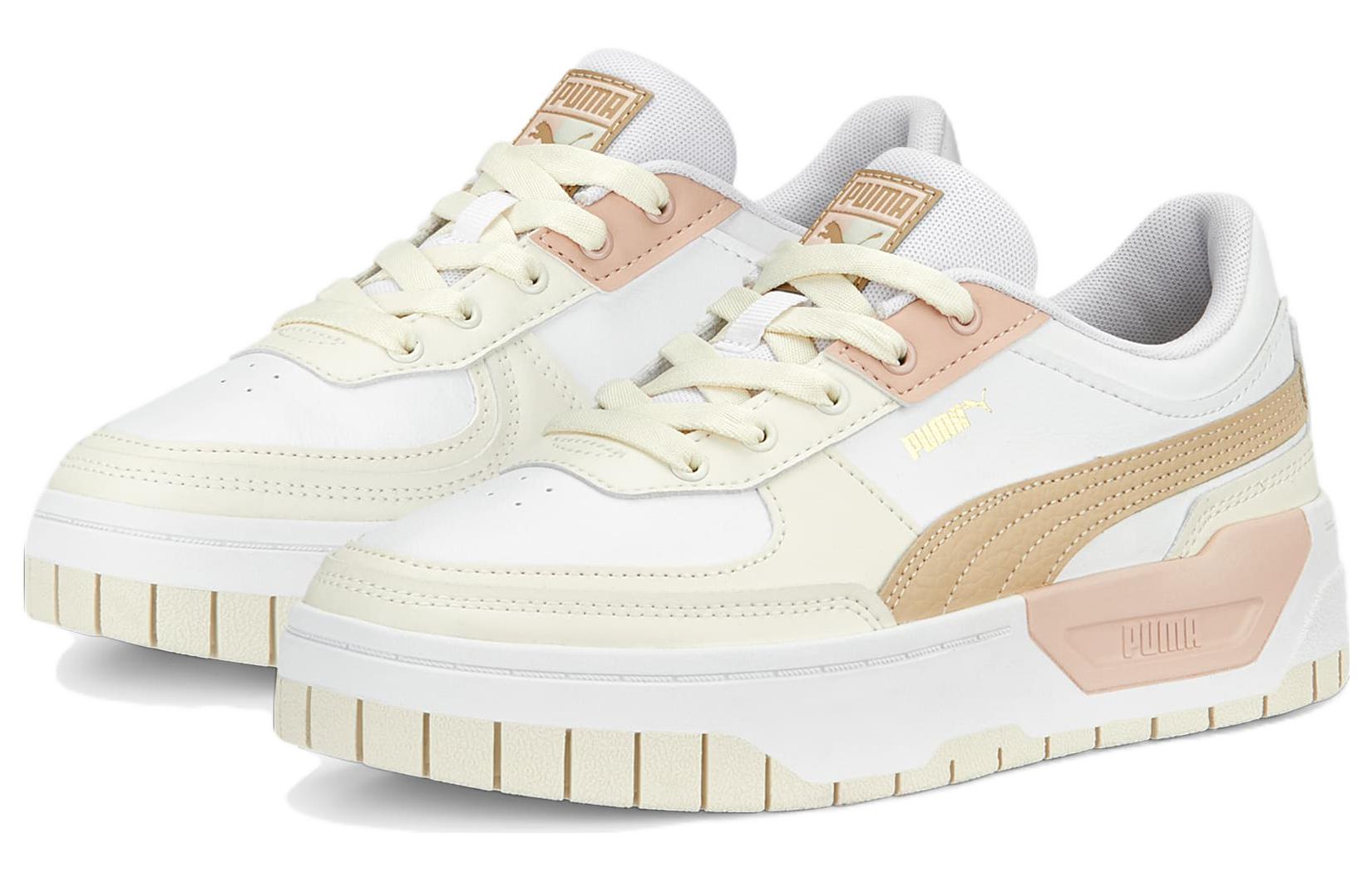 (W) Puma Cali Dream Leather 'White Yellow Pink' 圖 3