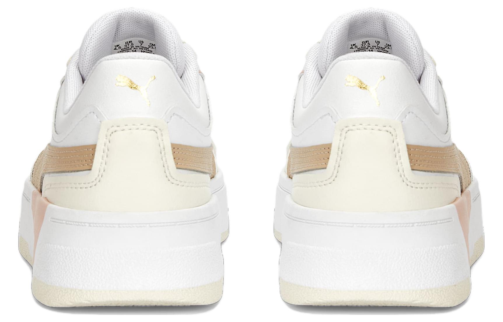 (W) Puma Cali Dream Leather 'White Yellow Pink' 圖 5