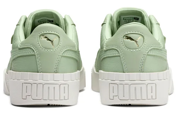 Lookbook 彪馬 Cali Emboss 復古休閒 低筒 板鞋 女款 牛油果綠