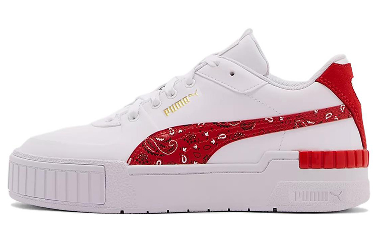Buy (W) 푸마 캘리 로우 화이트 레드 (Puma 캘리 로우 흰빨) 382636-01