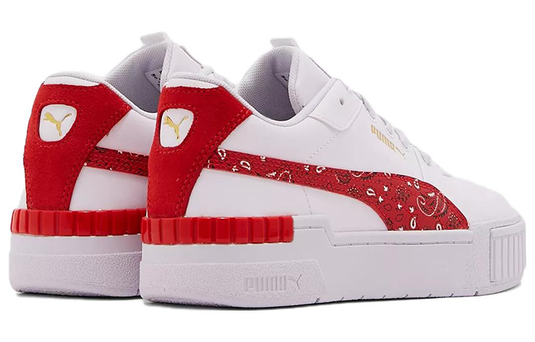 Lookbook (W) 푸마 캘리 로우 화이트 레드 (Puma 캘리 로우 흰빨) 382636-01