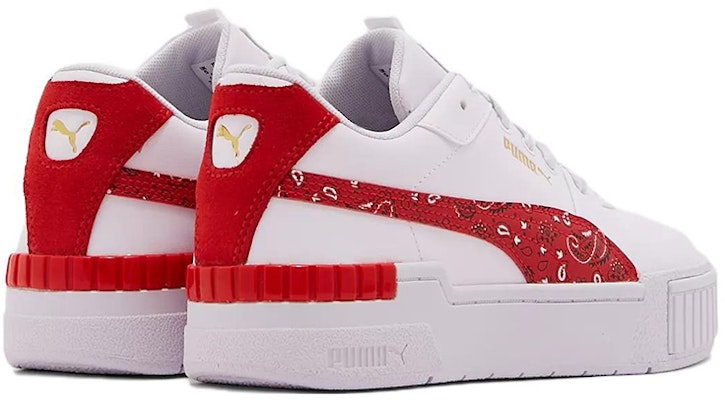 (W) 푸마 캘리 로우 화이트 레드 (Puma 캘리 로우 흰빨) 382636-01 Lookbook (W) 푸마 캘리 로우 화이트 레드 (Puma 캘리 로우 흰빨) 382636-01