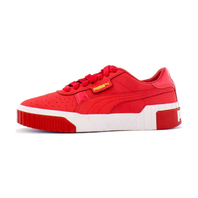 (W) Puma Cali Nubuck 'Hibiscus Red'